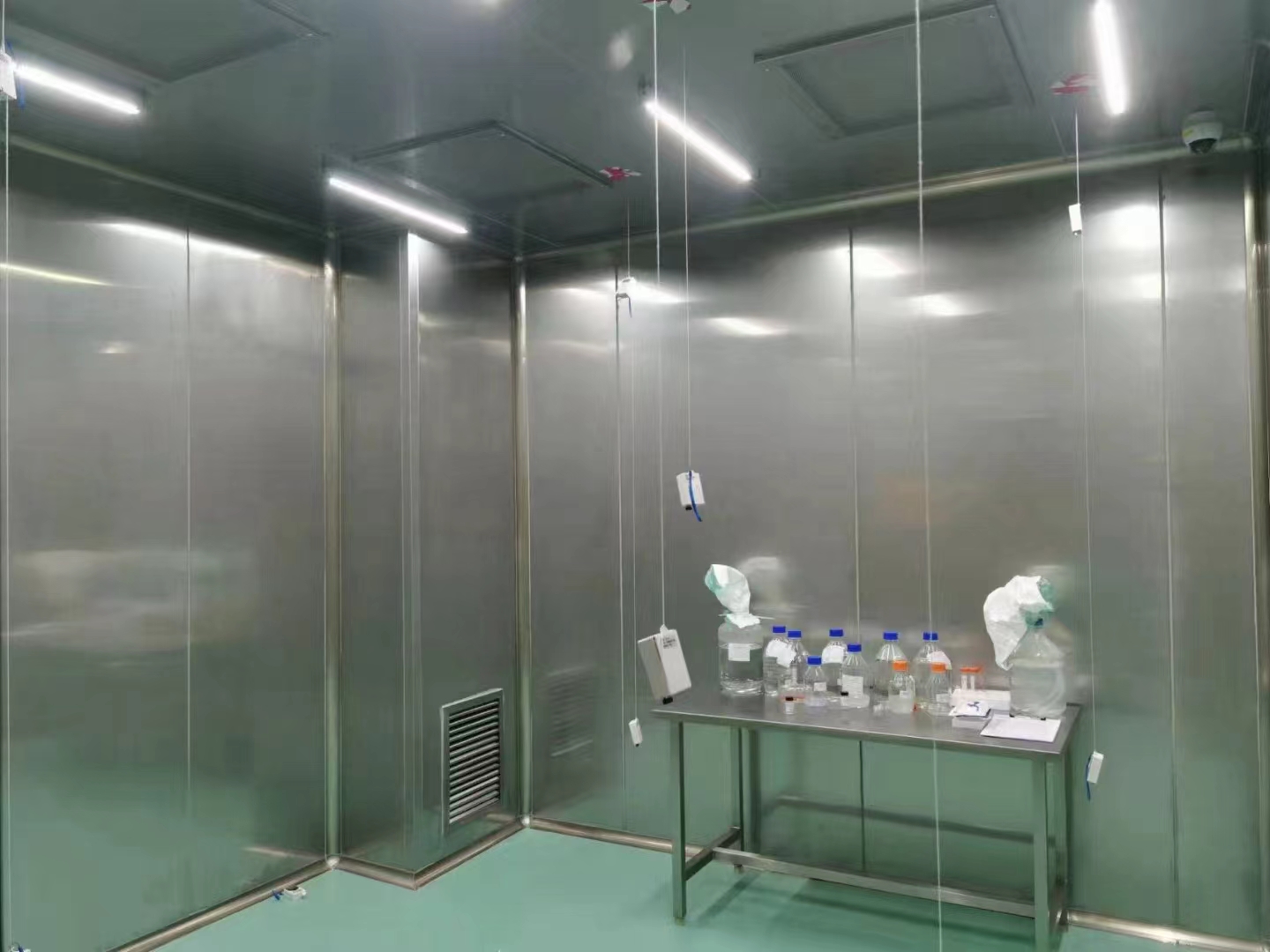 净化冷库验证现场